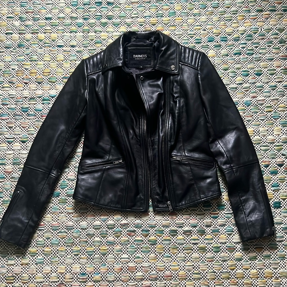 BARNEYS LEATHER JACKET